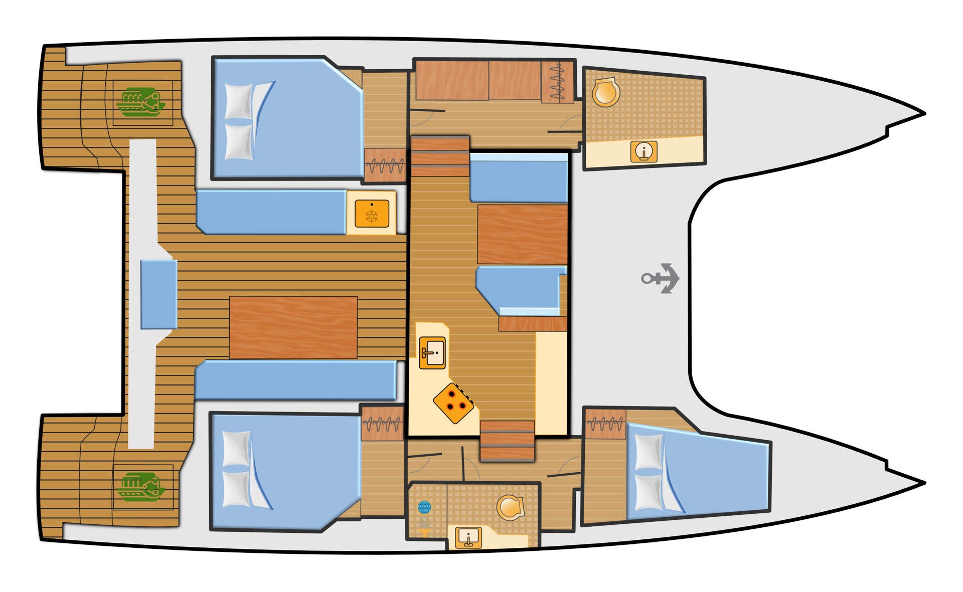 Nautitech 40, Negroni | Yacht Charter Croatia