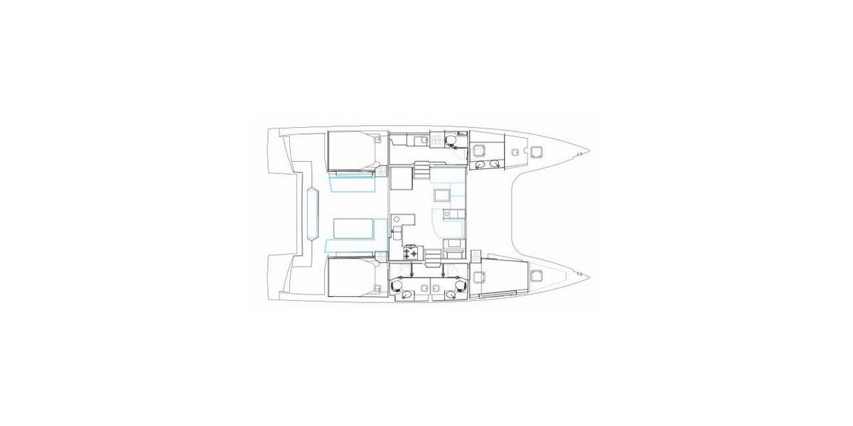 Nautitech 46 Open, Dream (cat) | Yacht Charter Croatia