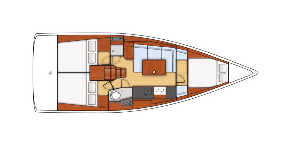 Oceanis 38, Aphrodite | Yacht Charter Croatia
