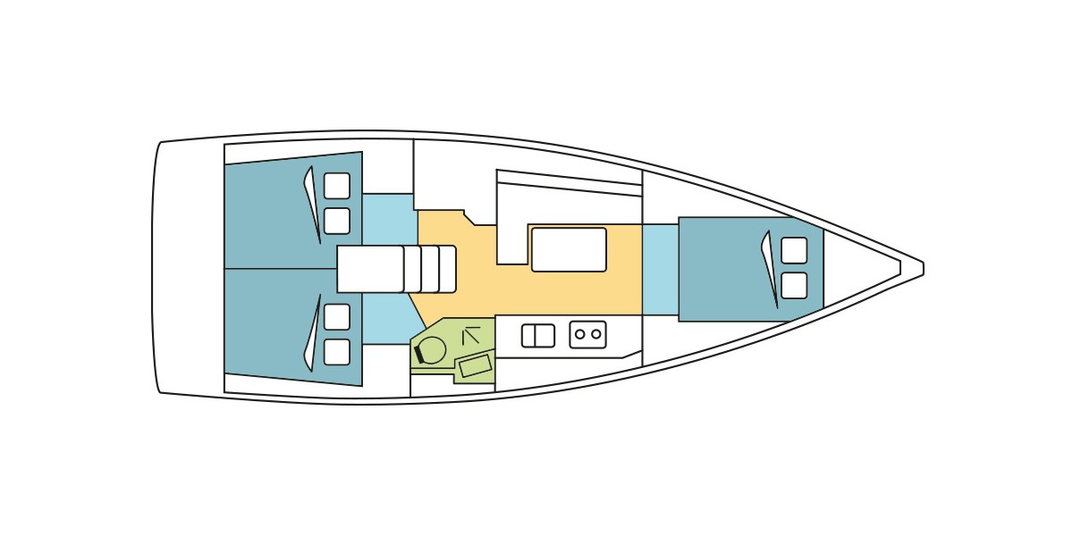 Oceanis 38.1, MODENA | Yacht Charter Croatia