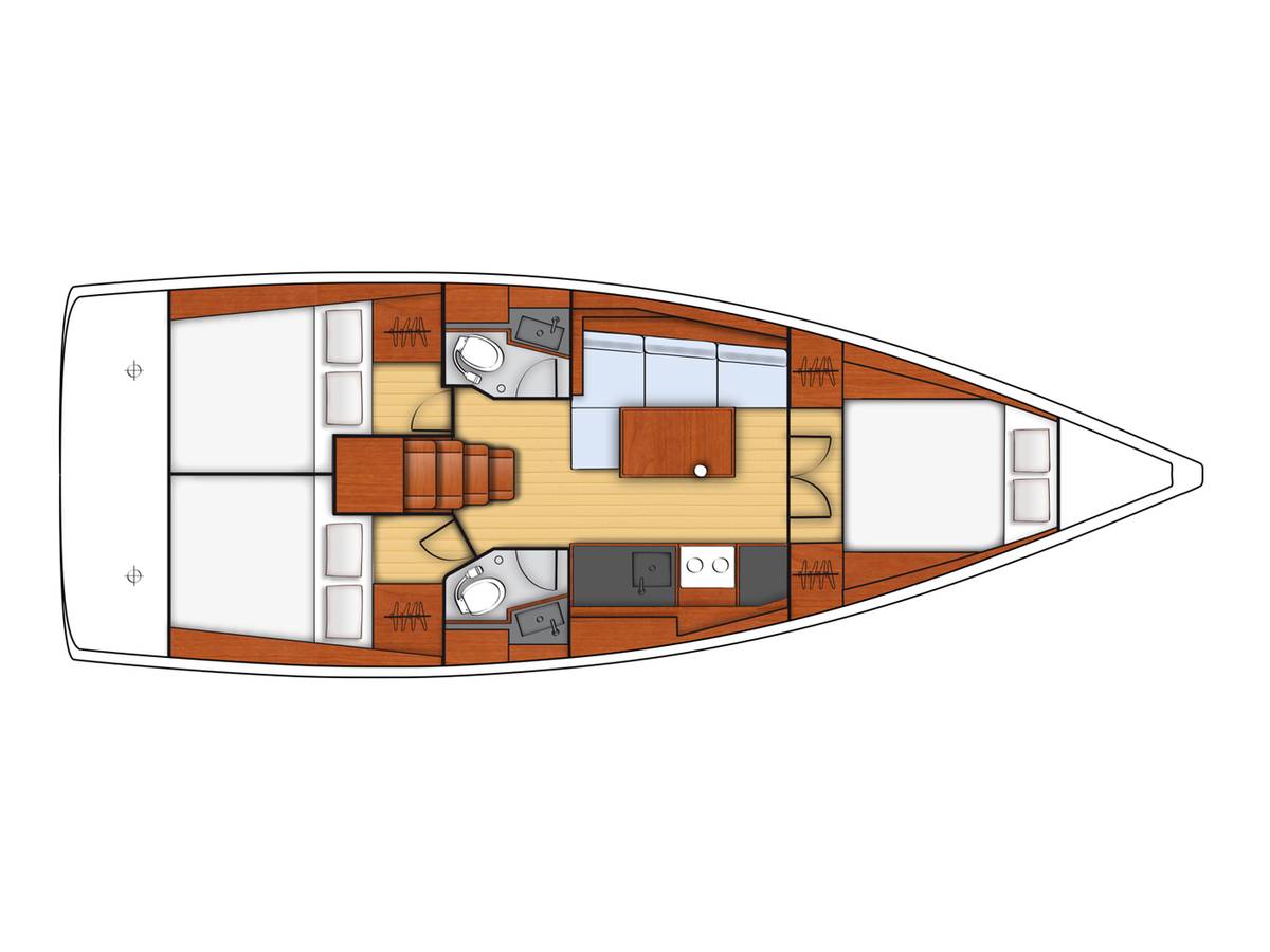 Oceanis 38.1, Reya | Yacht Charter Croatia