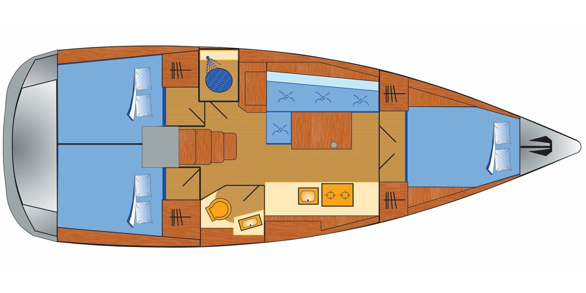 Oceanis 38.1, Tena | Yacht Charter Croatia