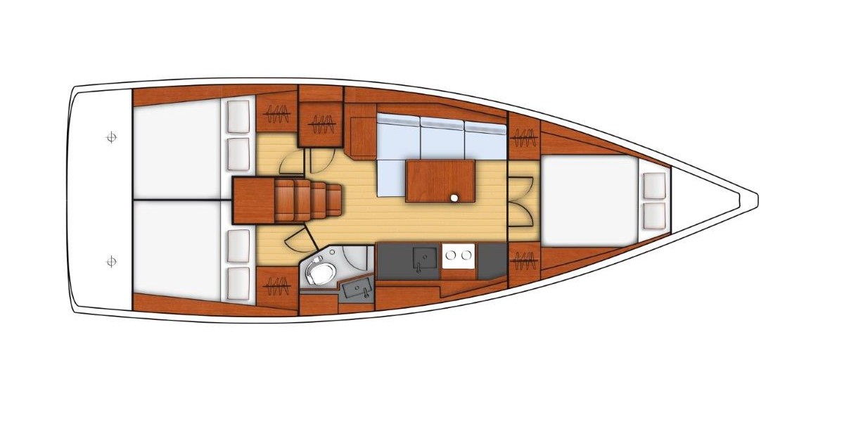 Oceanis 38.1, Aga | Yacht Charter Croatia