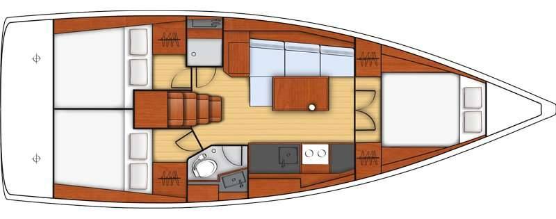 Oceanis 38.1, La Rose | Yacht Charter Croatia