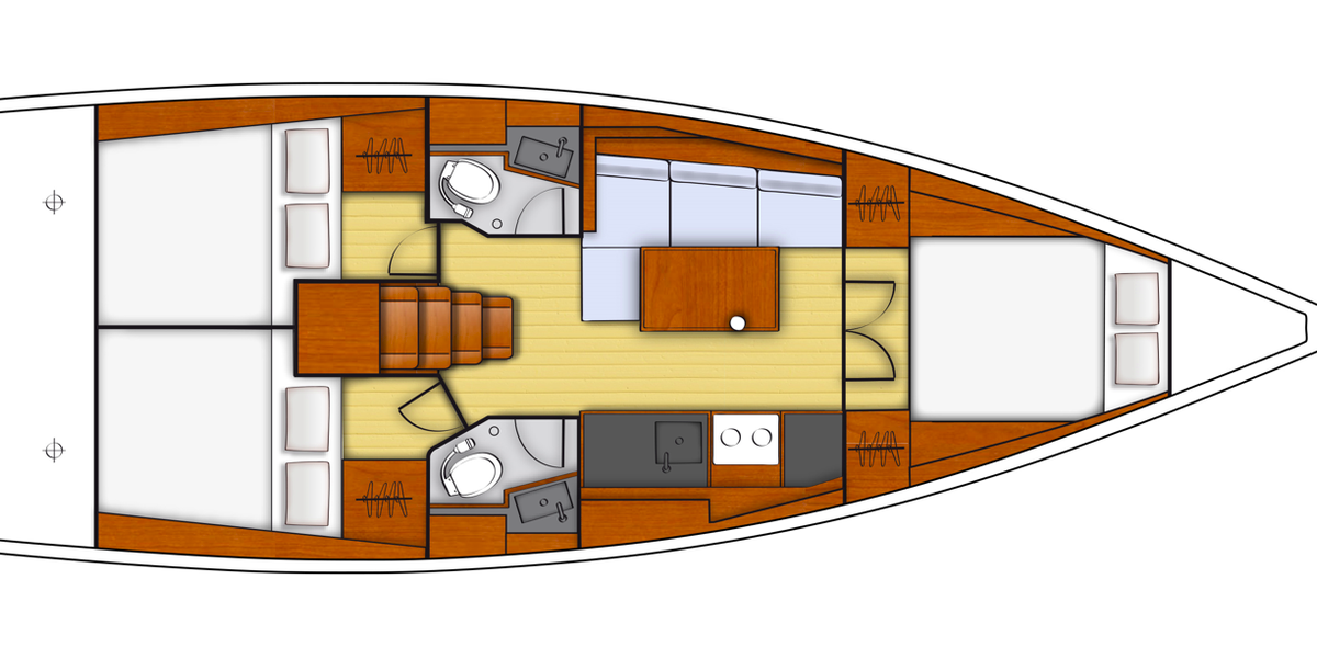 Oceanis 38.1, Nirvana | Yacht Charter Croatia