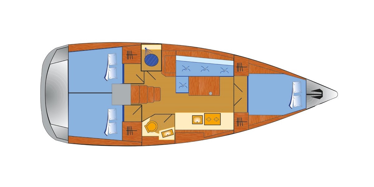 Oceanis 38.1, Maja | Yacht Charter Croatia
