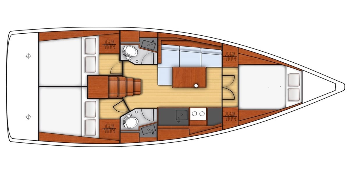Oceanis 38.1, Teodora | Yacht Charter Croatia