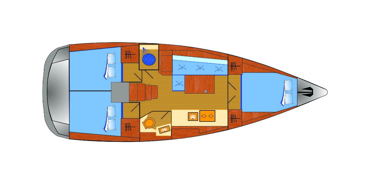Oceanis 38.1, Diana | Yacht Charter Croatia
