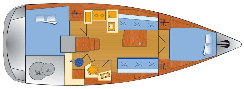 Oceanis 38.1, Tamara | Yacht Charter Croatia