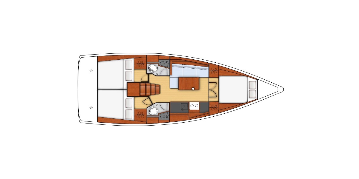 Oceanis 38.1, Dama | Yachtcharter Kroatien