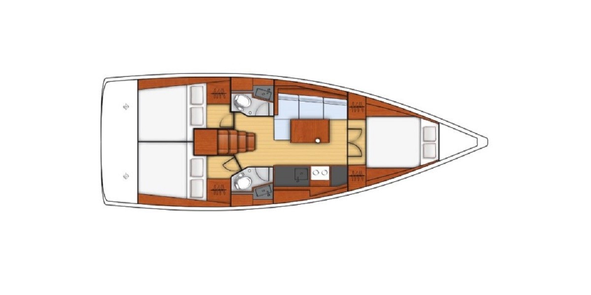 Oceanis 38.1, Anima Maris III | Yacht Charter Croatia