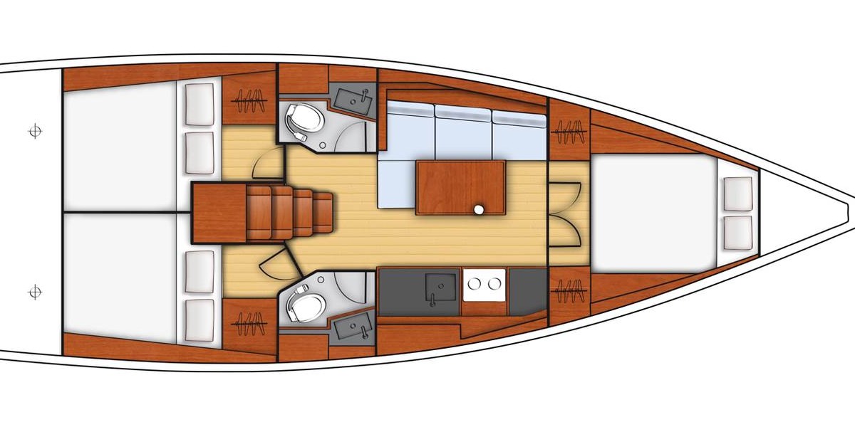 Oceanis 38.1, Pleasure | Yacht Charter Croatia