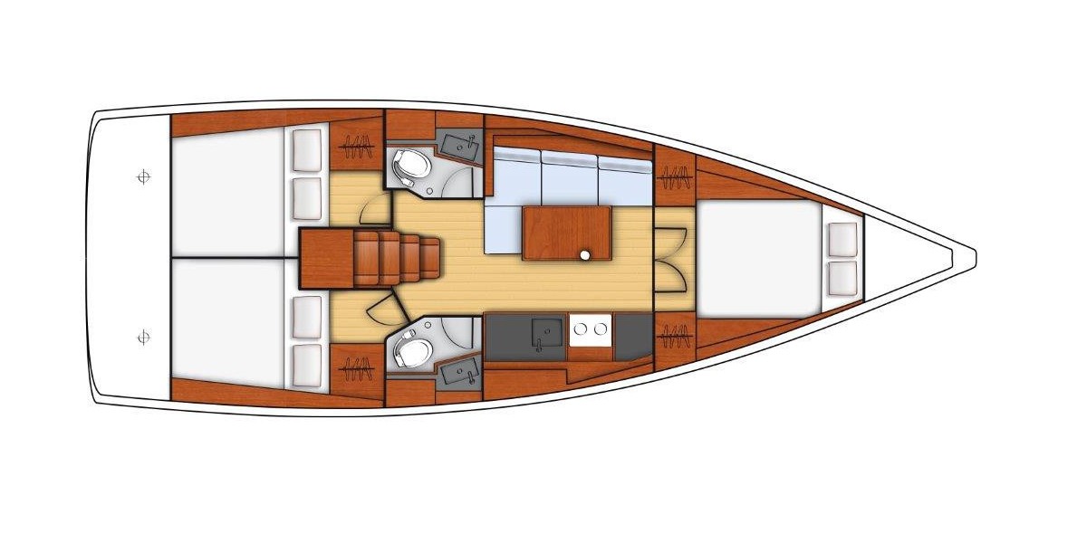 Oceanis 38.1, Ariela | Yacht Charter Croatia