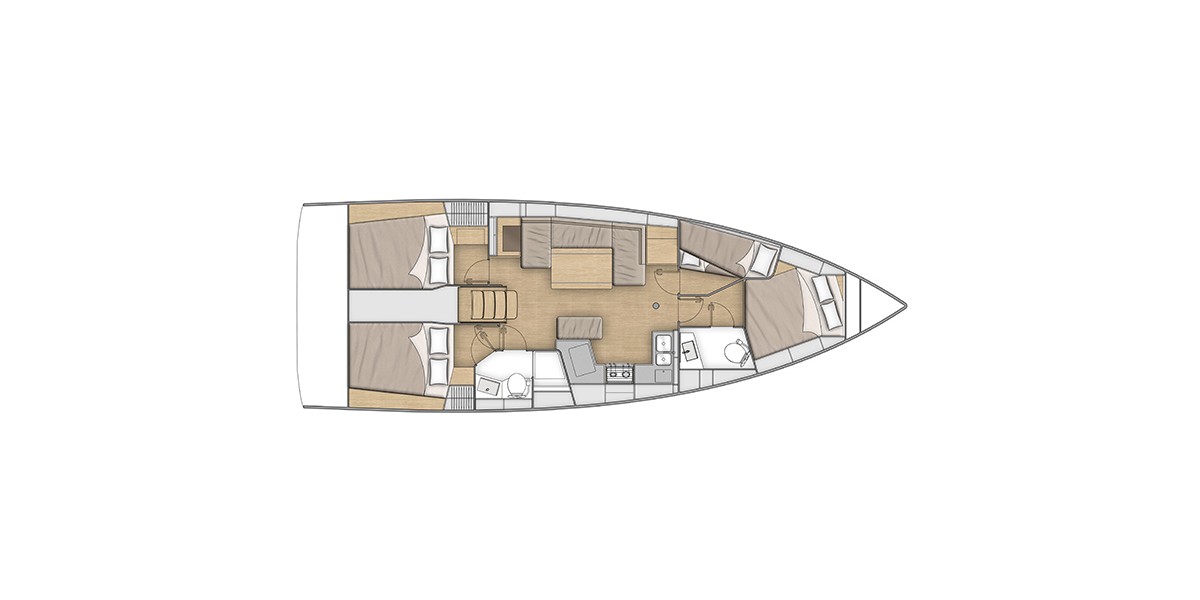 Oceanis 40.1, Poseidon | Yacht Charter Croatia