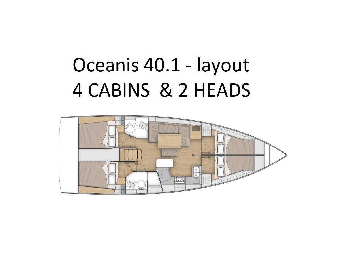 Oceanis 40.1, Dory | Yacht Charter Croatia