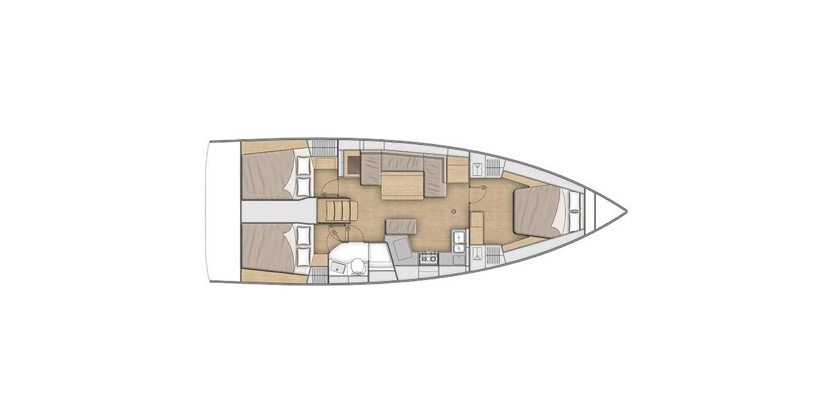 Oceanis 40.1, Kobe | Yachtcharter Kroatien