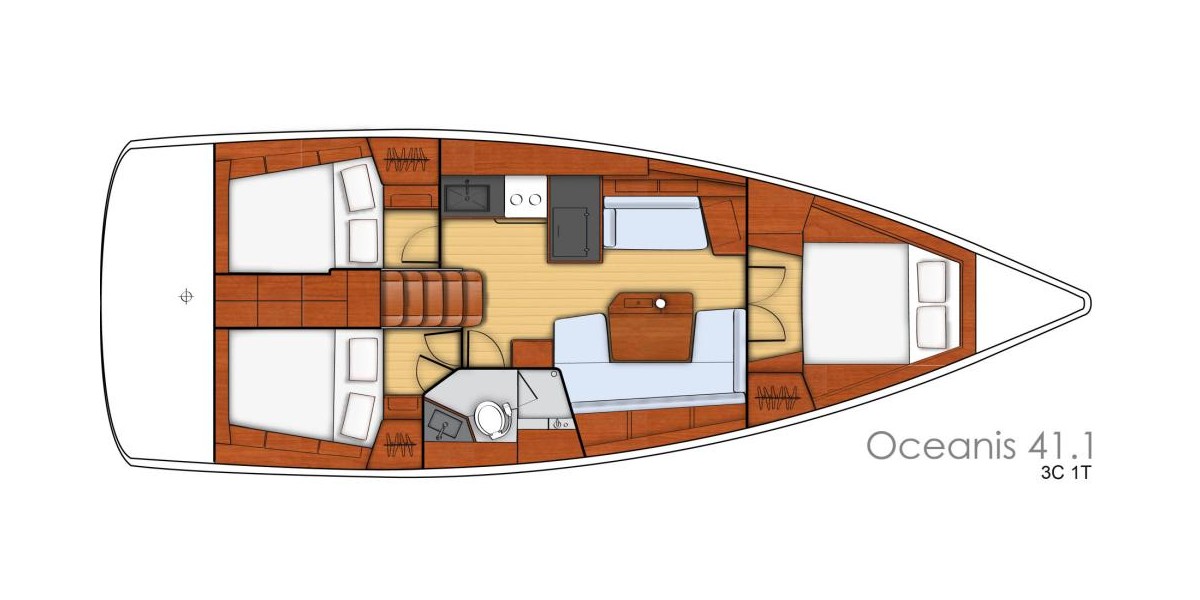 Oceanis 41.1, White Beauty | Yacht Charter Croatia