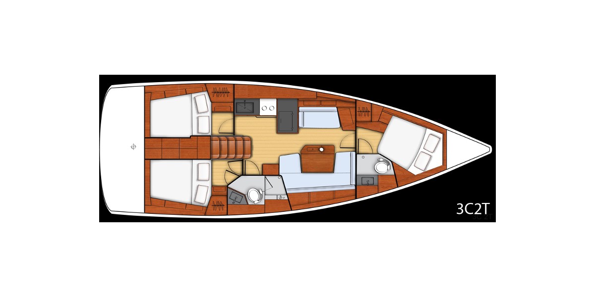 Oceanis 41.1, Dream Course | Yacht Charter Croatia