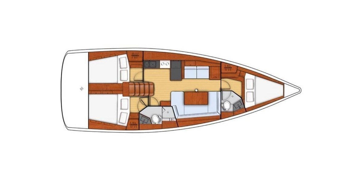 Oceanis 41.1, First | Yacht Charter Croatia