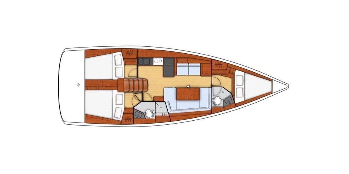 Oceanis 41.1, Porterusa | Yacht Charter Croatia