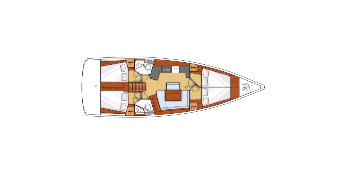 Oceanis 45, Mediterraneo | Yacht Charter Croatia