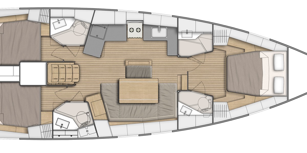 Oceanis 46.1, My Course | Yacht Charter Croatia