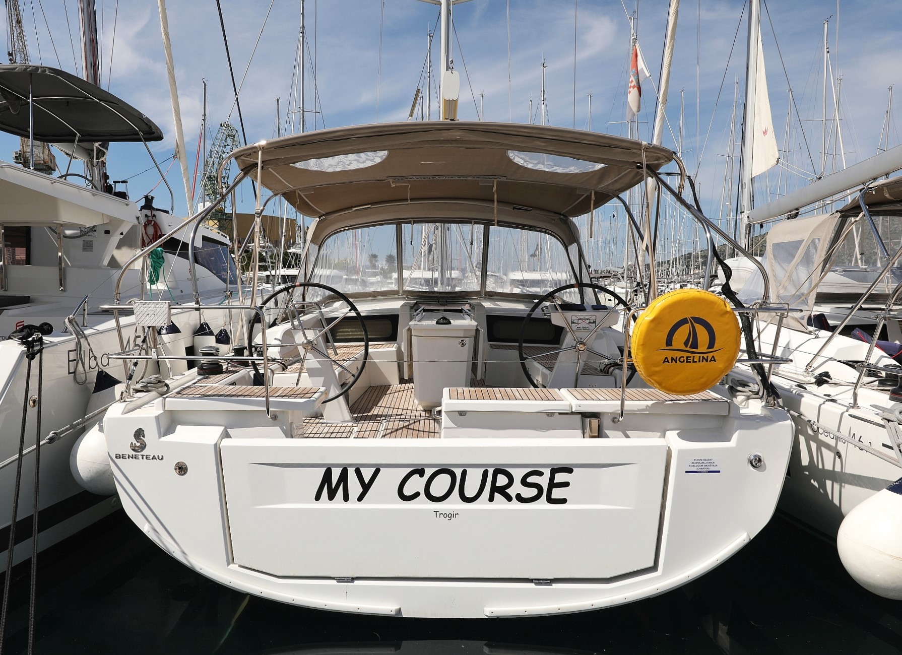 Oceanis 46.1, My Course | Yacht Charter Croatia