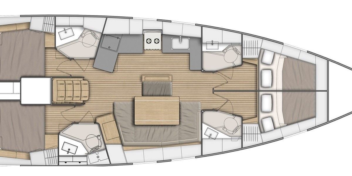 Oceanis 46.1, Ladybug | Noleggio di Yacht Croazia