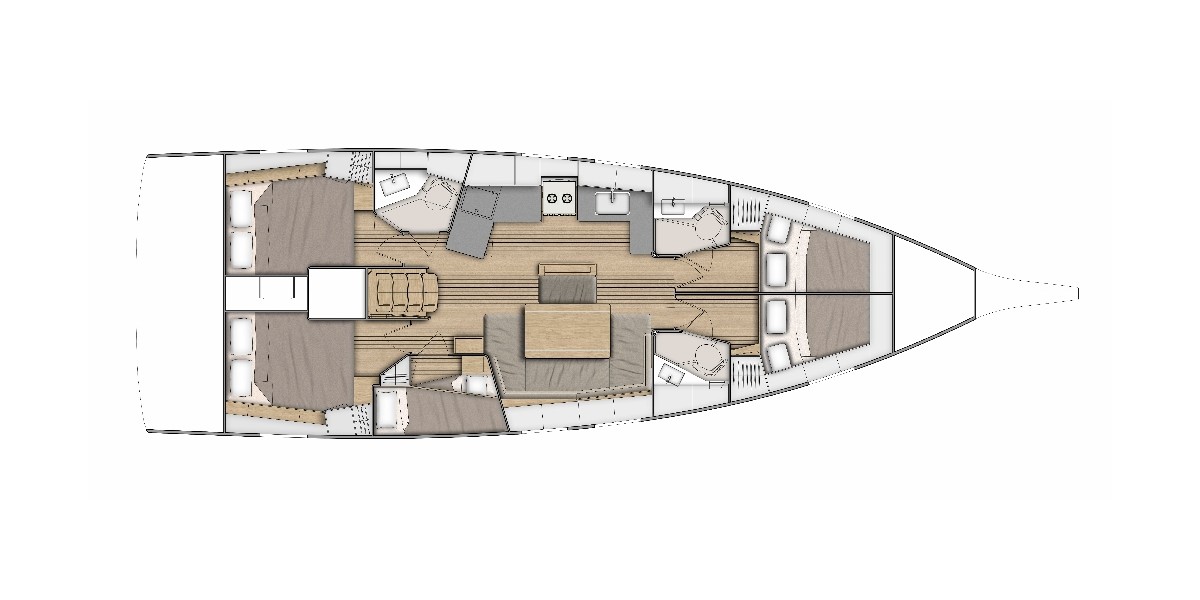 Oceanis 46.1, Everest | Yacht Charter Croatia