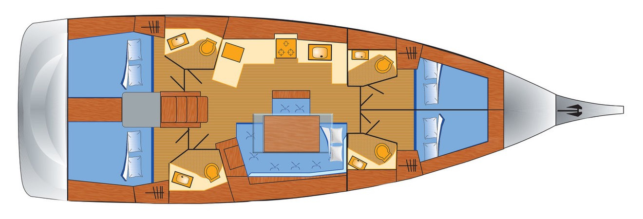 Oceanis 46.1, Noah | Yacht Charter Croatia