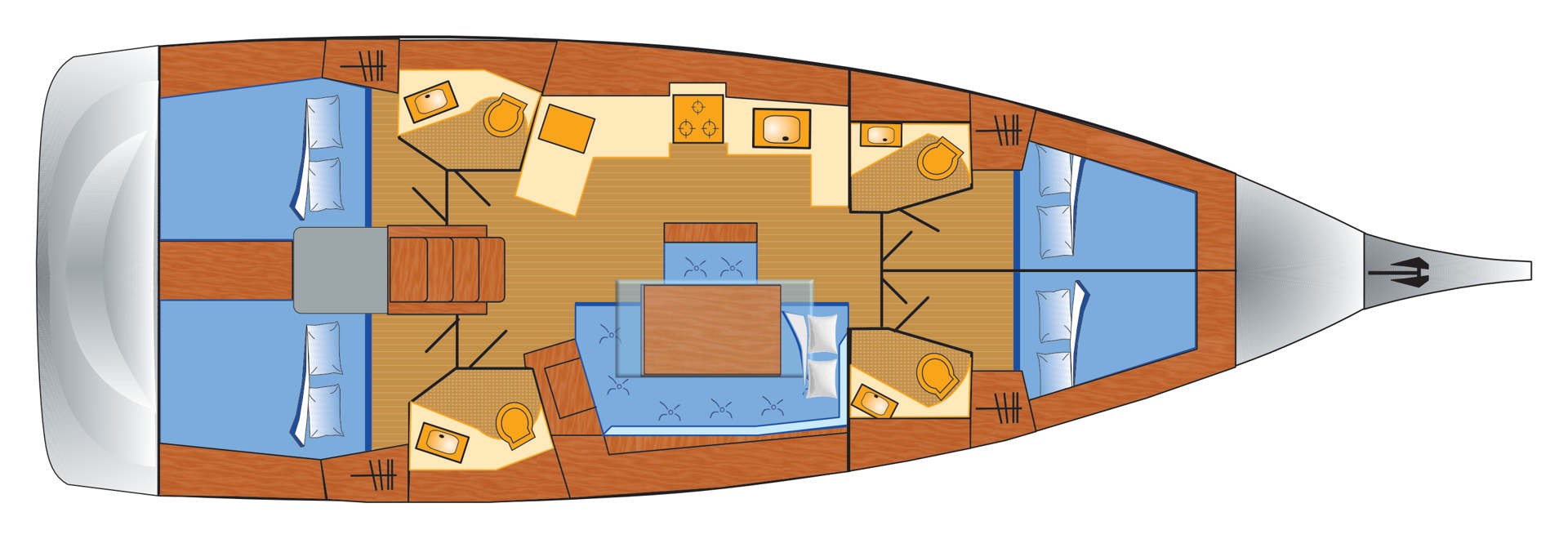 Oceanis 46.1, Momo | Yacht Charter Croatia