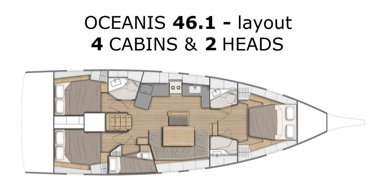 Oceanis 46.1, Olma | Yacht Charter Croatia