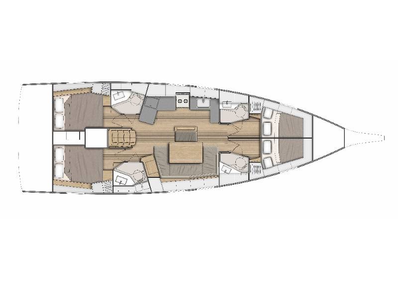 Oceanis 46.1, Nemo | Yacht Charter Croatia