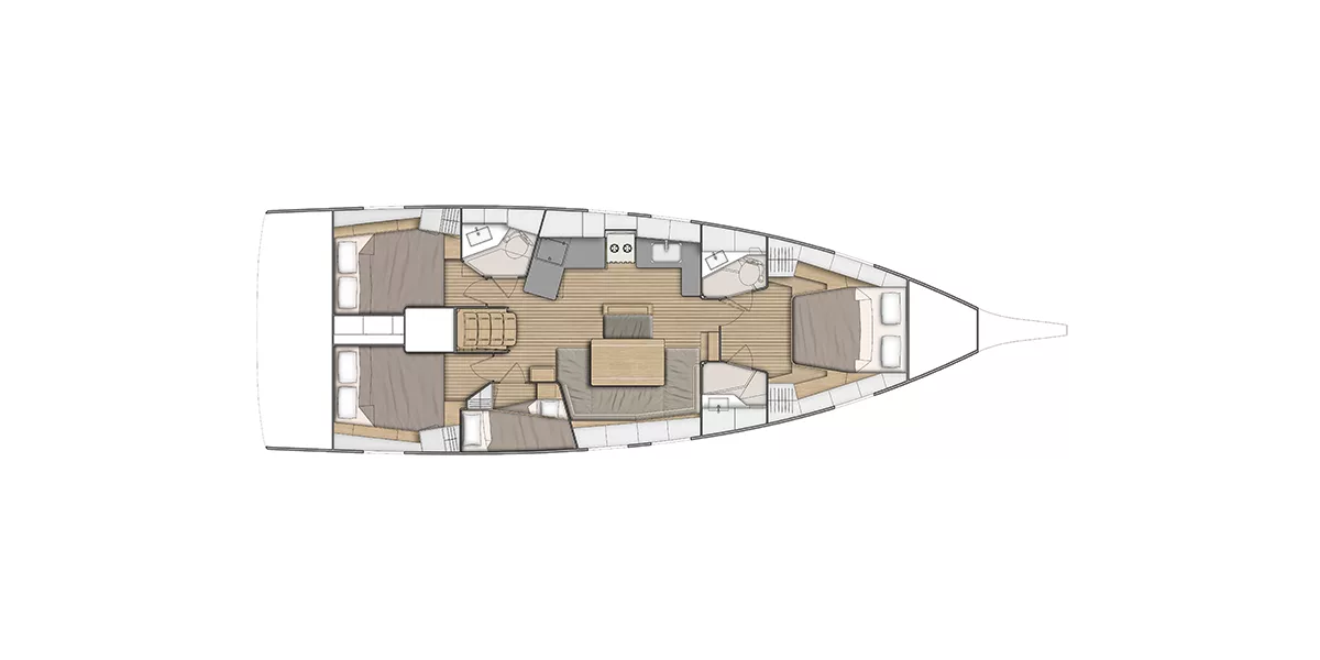 Oceanis 46.1, Zeppelin | Yacht Charter Croatia