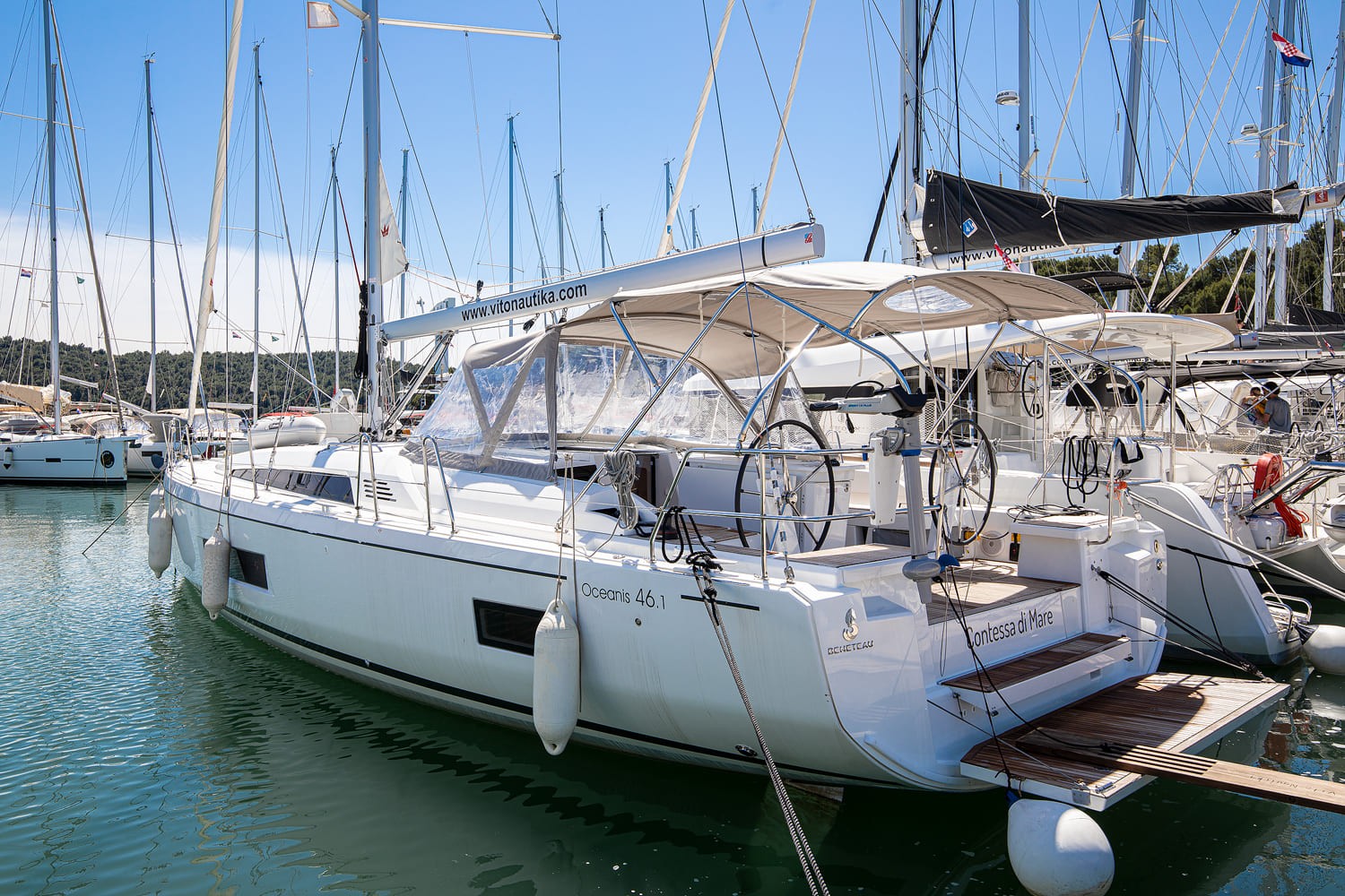 Oceanis 46.1, Contessa di Mare | Yachtcharter Kroatien