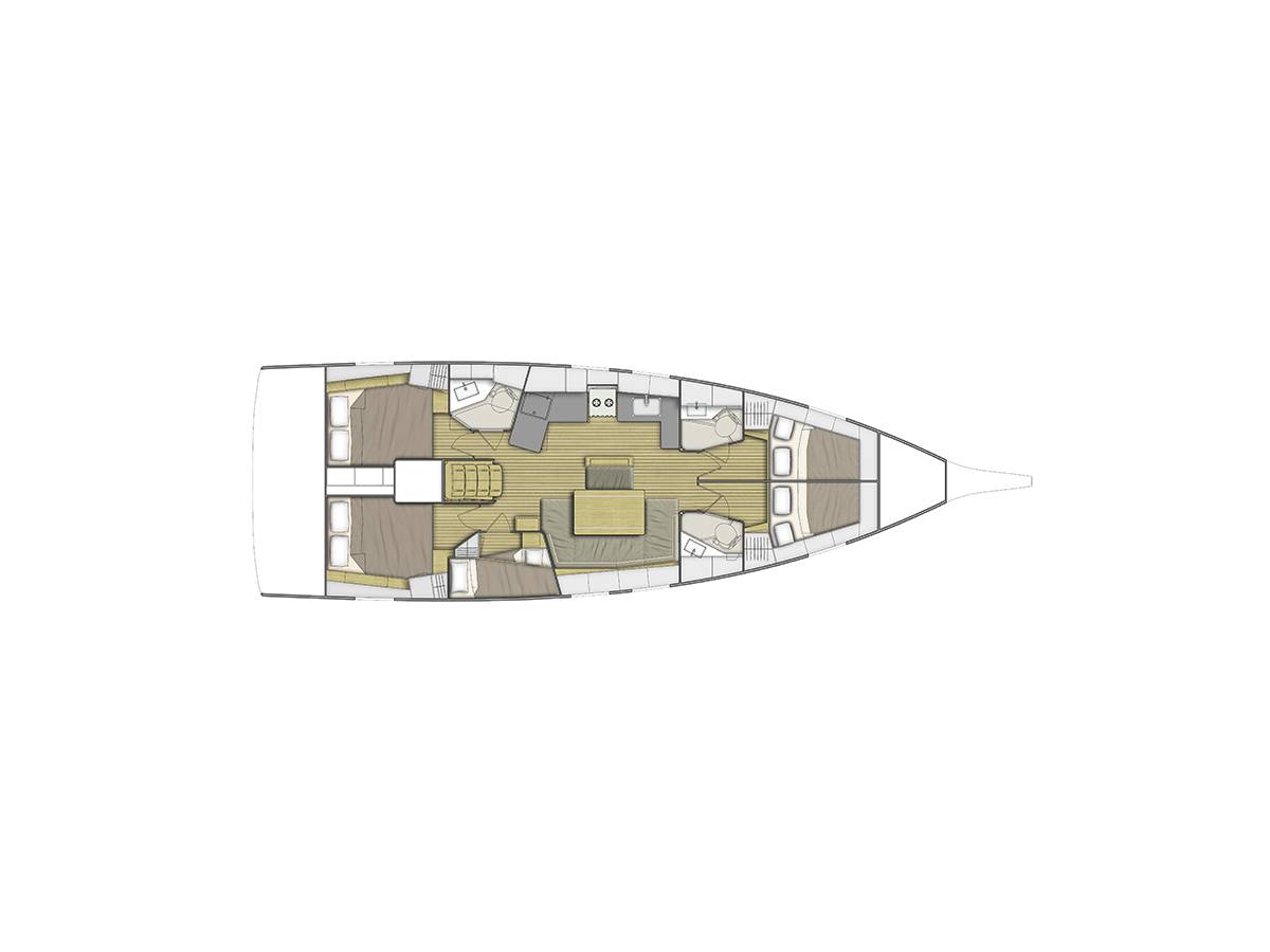 Oceanis 46.1, Pura Vida | Yacht Charter Croatia