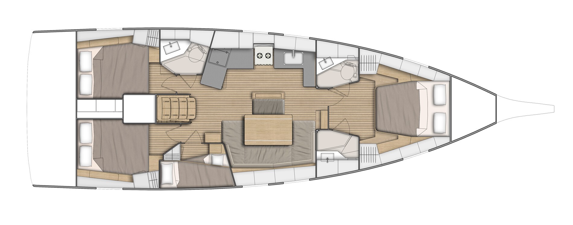 Oceanis 46.1, Black Jack | Yacht Charter Croatia