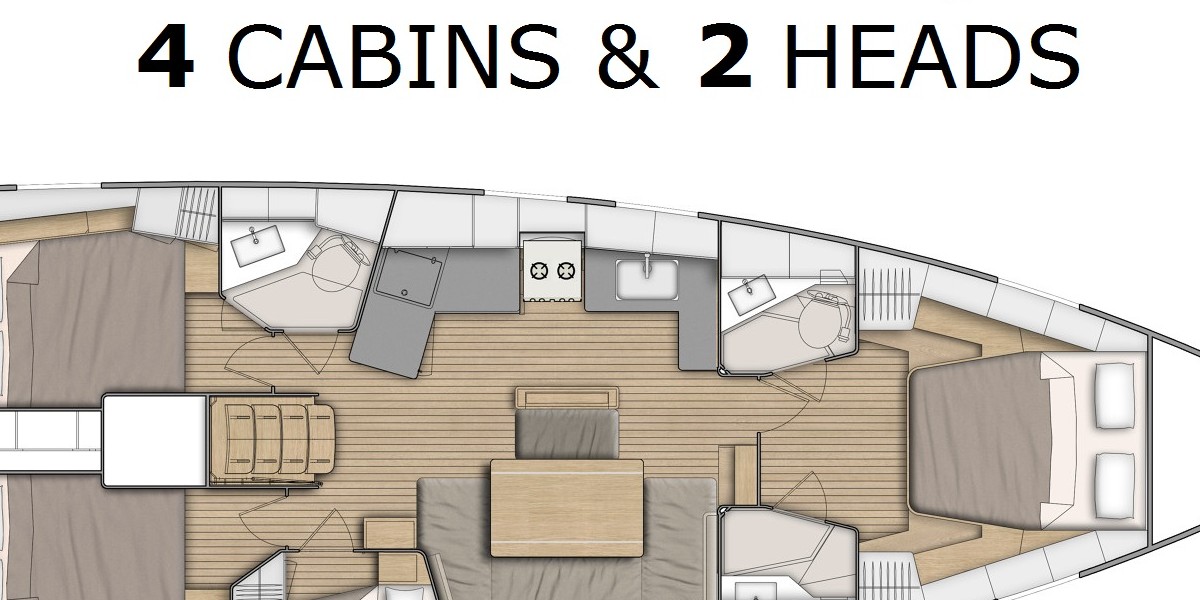 Oceanis 46.1, Nalu | Yacht Charter Croatia