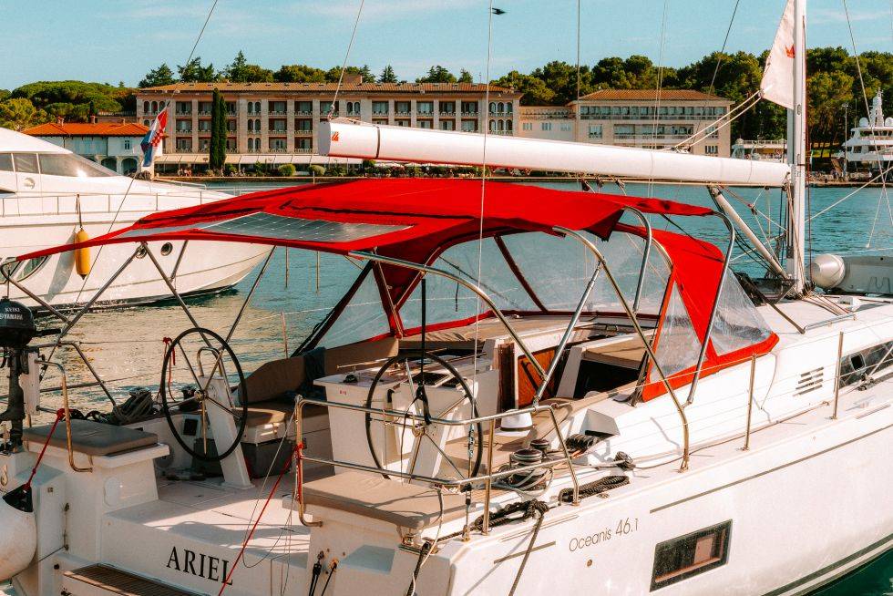 Oceanis 46.1, Ariel | Yacht Charter Croatia