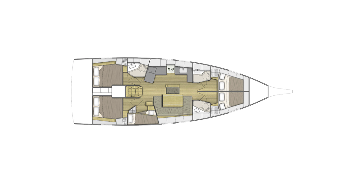 Oceanis 46.1, Brisnik | Yachtcharter Kroatien