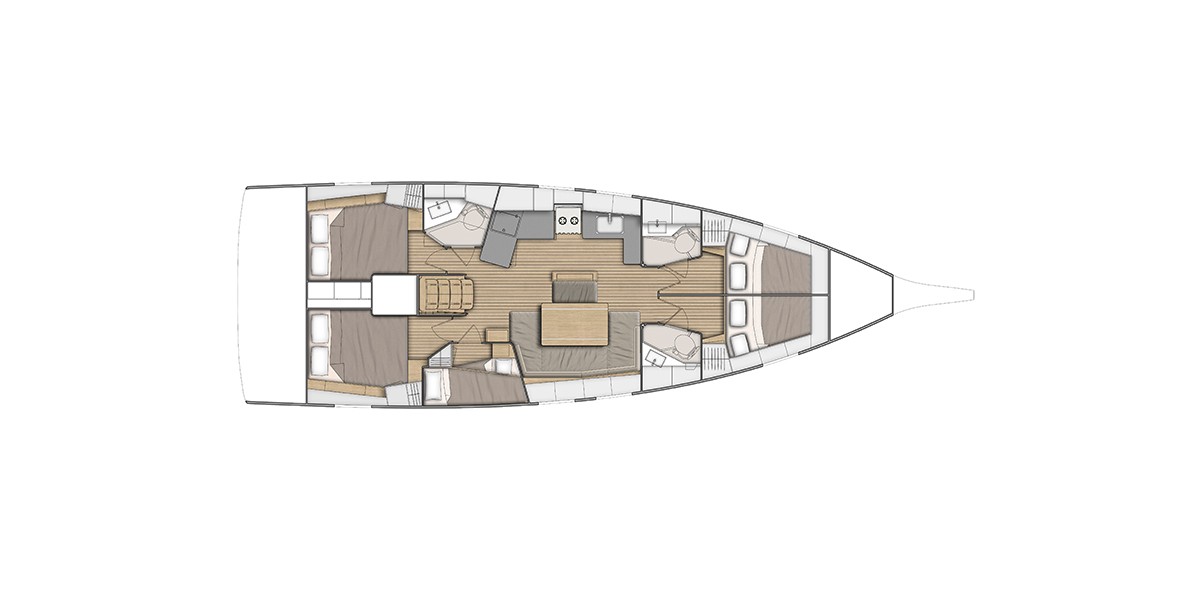 Oceanis 46.1, Rabia | Yacht Charter Croatia