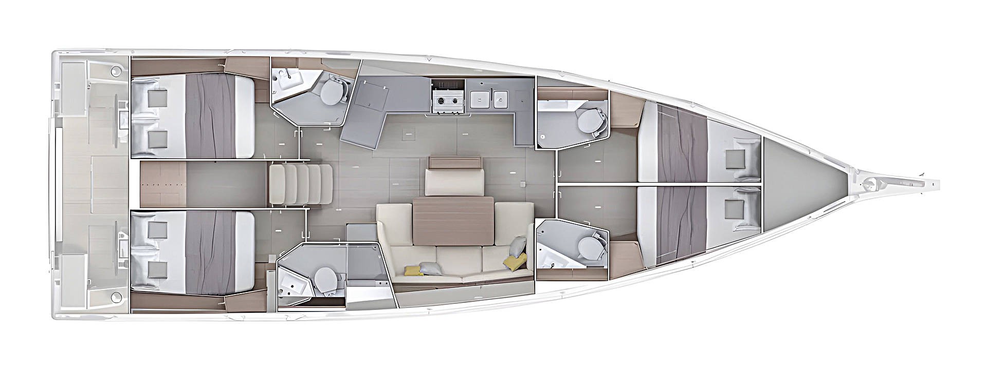 Oceanis 47, Lemon | Yacht Charter Croatia