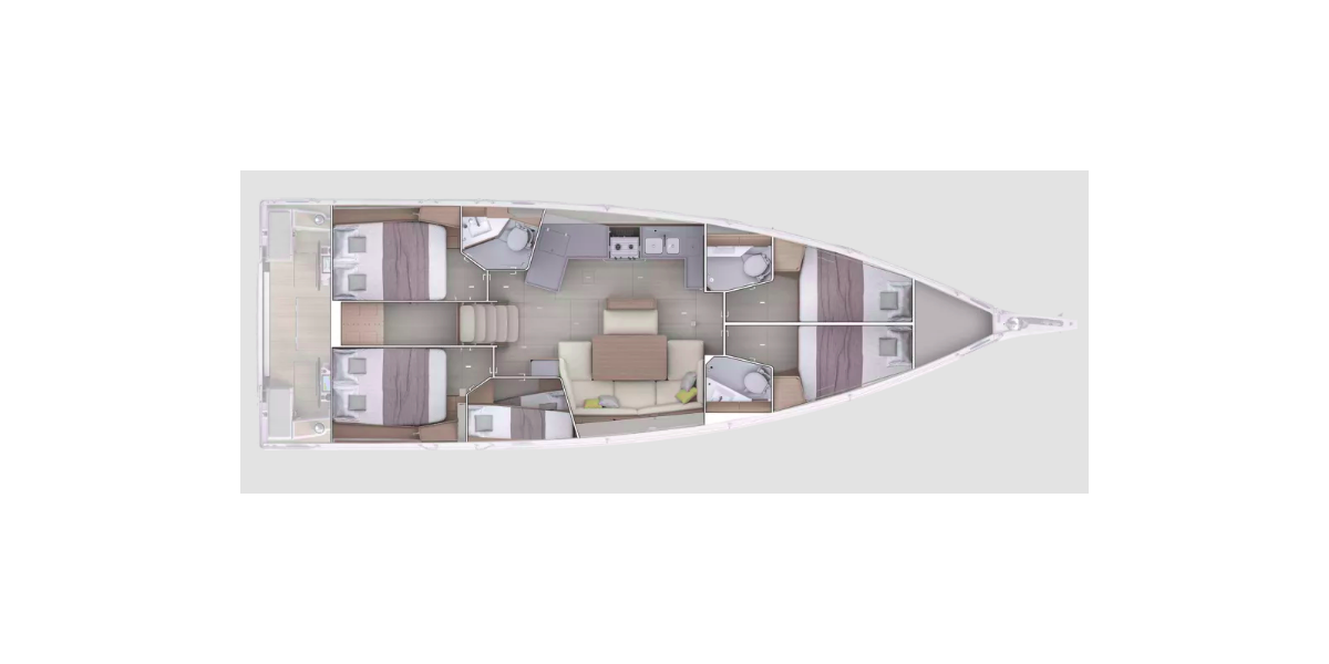 Oceanis 47, Tide Of Your Life | Noleggio di Yacht Croazia