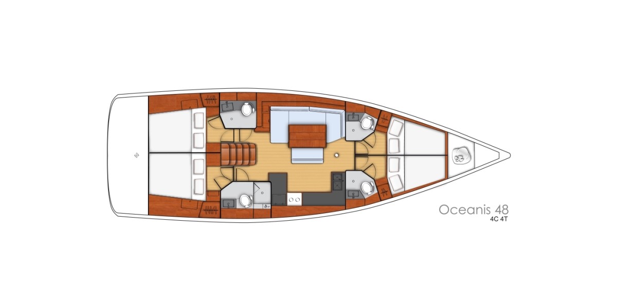 Oceanis 48, Flou | Yacht Charter Croatia