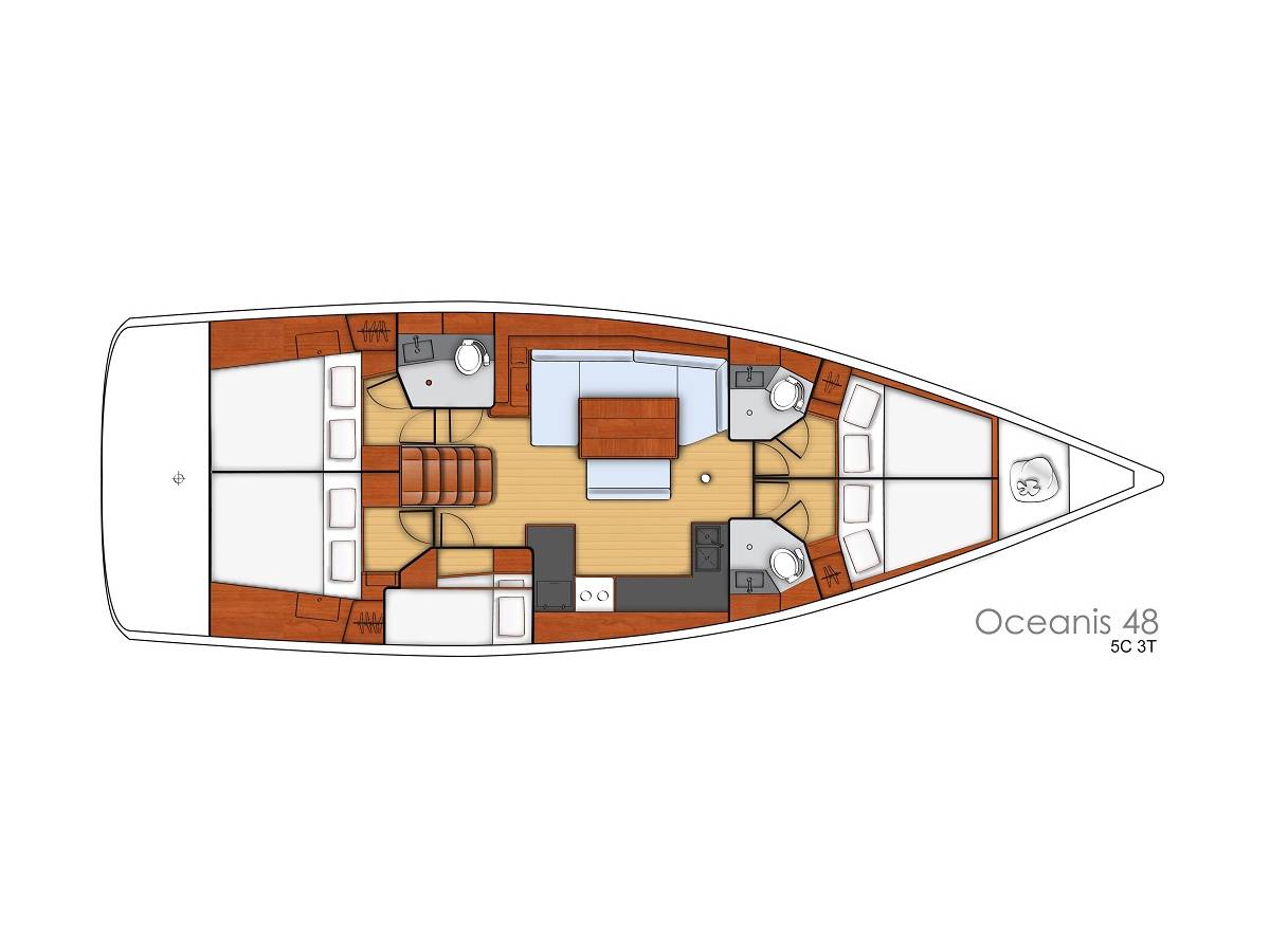 Oceanis 48, Filomena | Yacht Charter Croatia