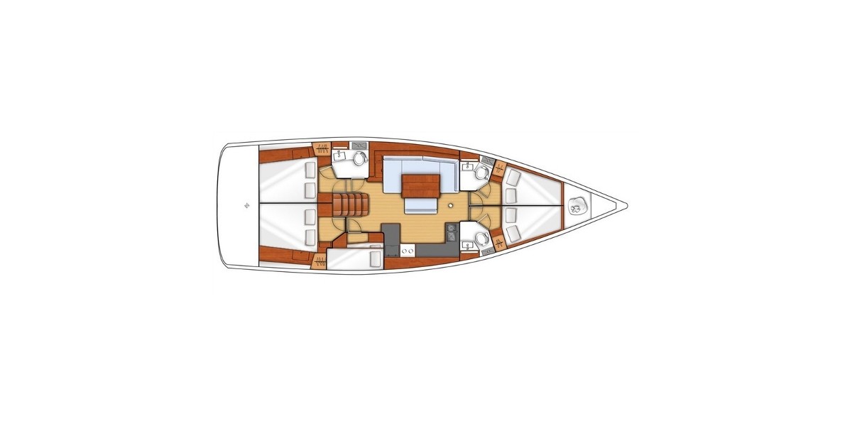Oceanis 48, San Clemente | Yacht Charter Croatia