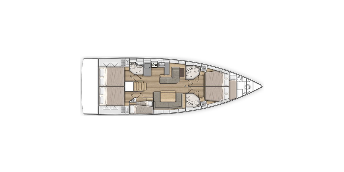 Oceanis 51.1, Air 1 | Yacht Charter Croatia