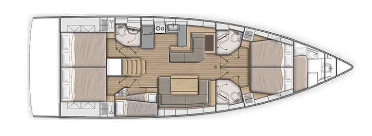 Oceanis 51.1, Pearl Dreams | Yacht Charter Croatia