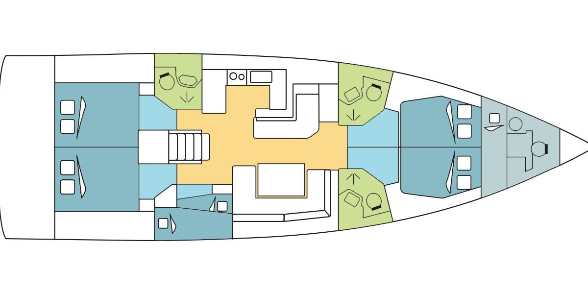 Oceanis 51.1, JASMIN | Yachtcharter Kroatien