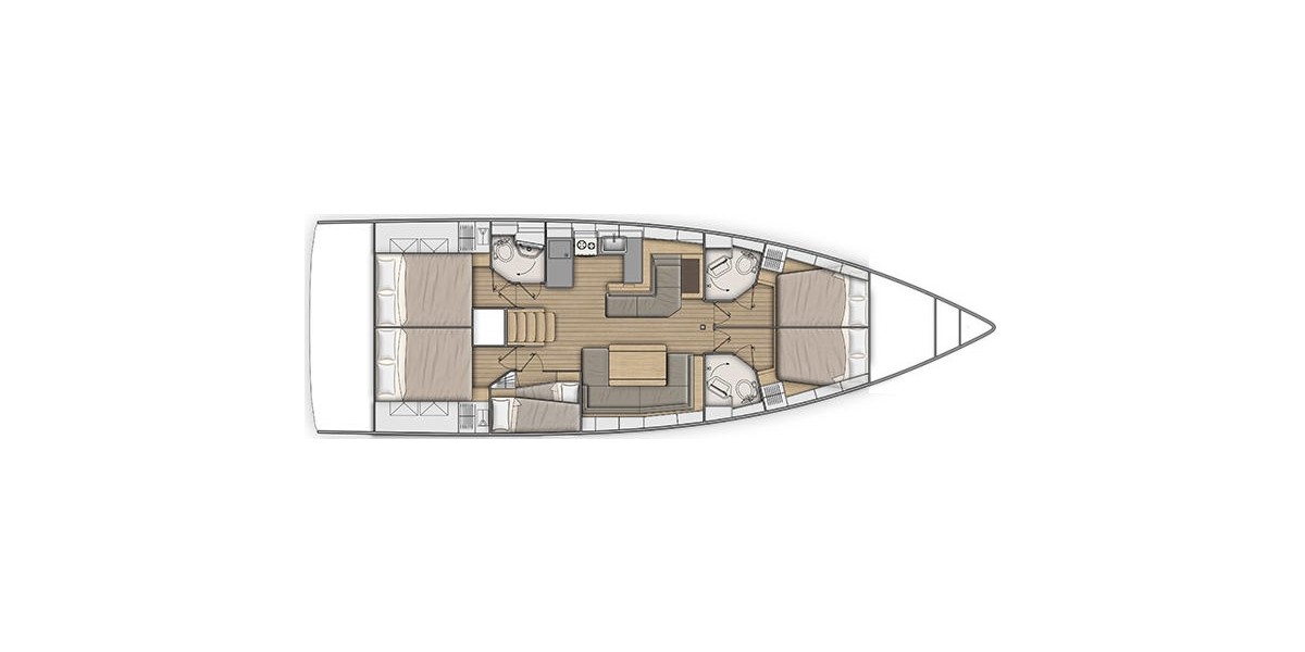 Oceanis 51.1, Panda II | Yacht Charter Croatia
